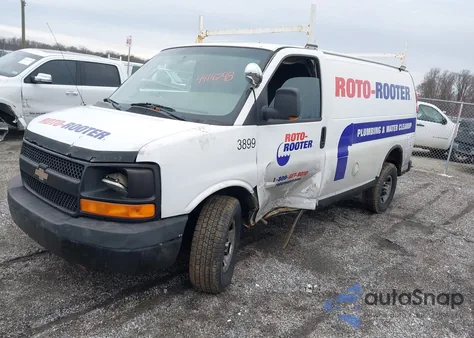 2007 Chevrolet Express Work Van from USA, damaged, VIN 1GCHG35U371246248